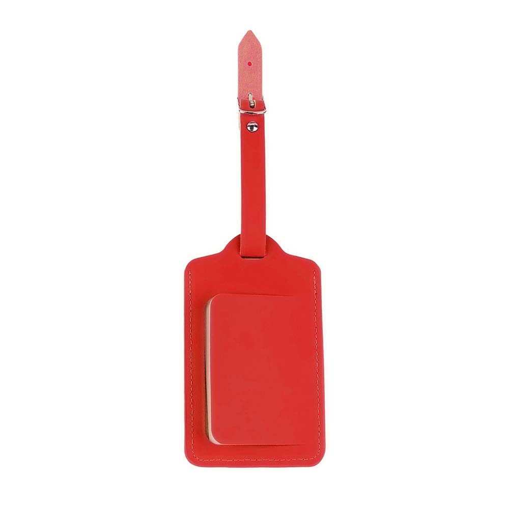Premium Flap Travel Tag In Rich Colors
Red