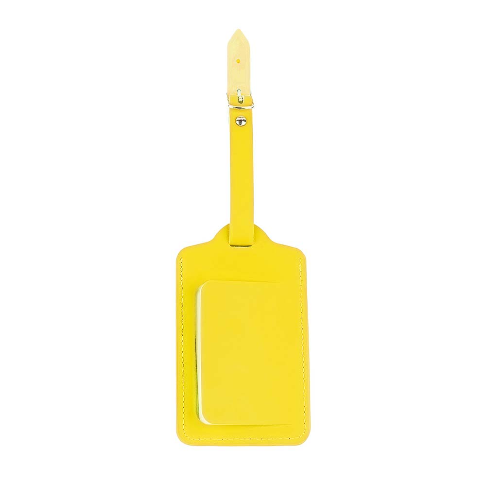 Premium Flap Travel Tag In Rich Colors
Yellow
