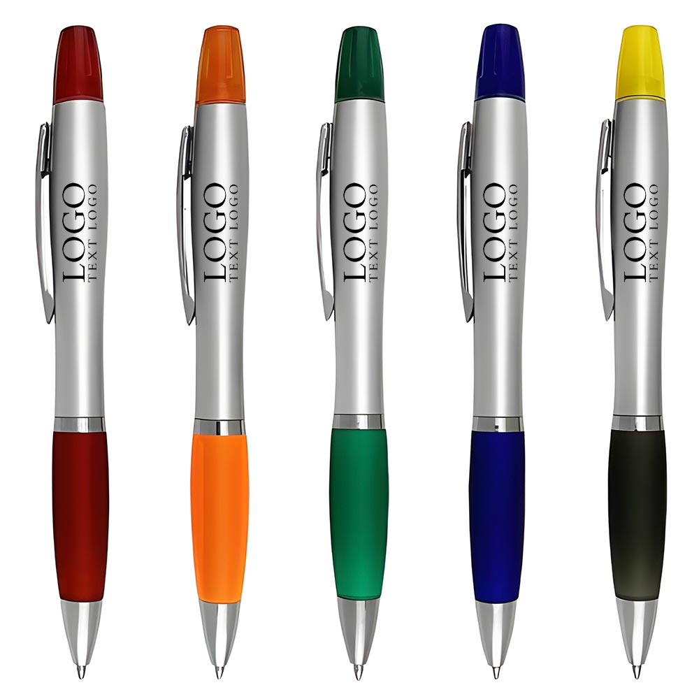Custom Highlighter Combo Pen All Colors