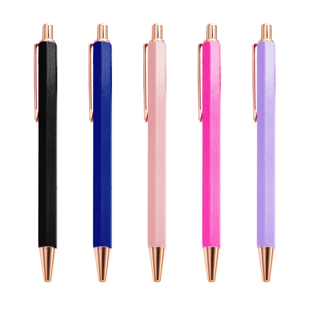 Customized Hexagonal Click Ballpoint Pen