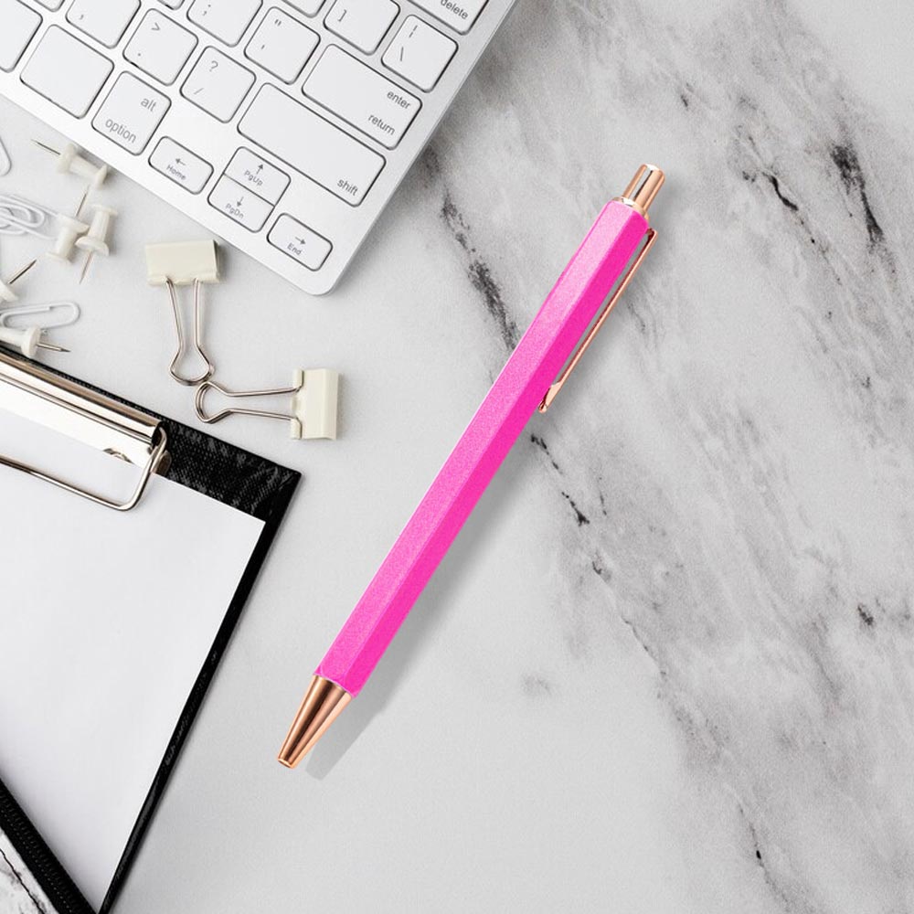 Personalized Customized Hexagonal Click Ballpoint Pen