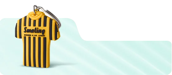 PVC thickened Keychain