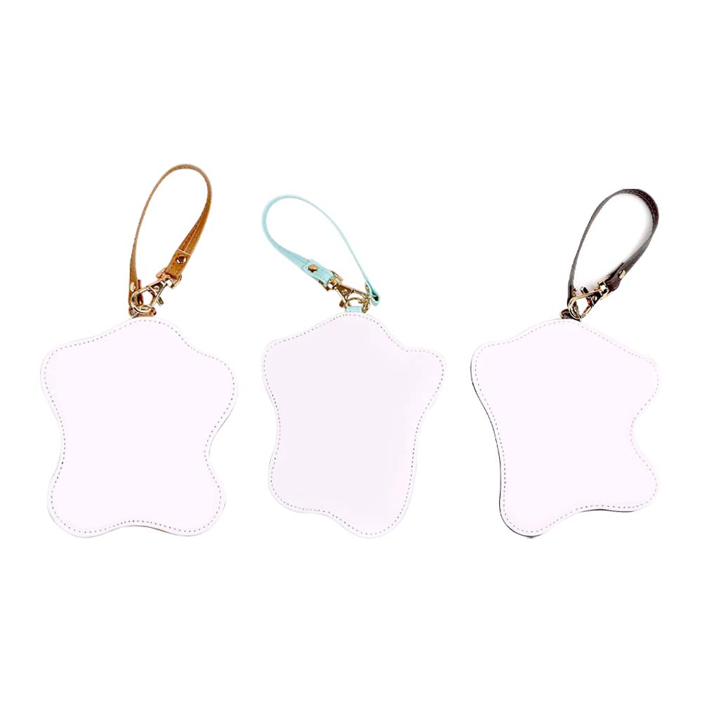 Happy Bear PU Leather Travel Luggage Tag Coverage