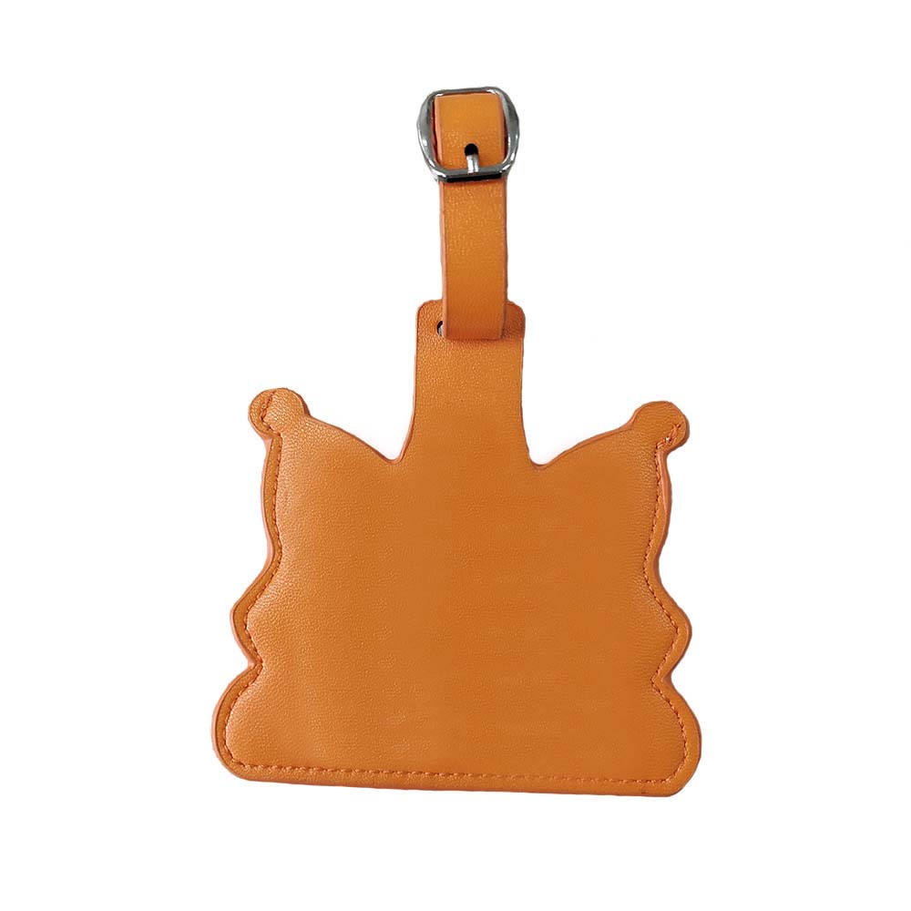 Cute and Novel High-quality PU Leather ID Tag yellow Cute and Novel High-quality PU Leather ID Tag yellow