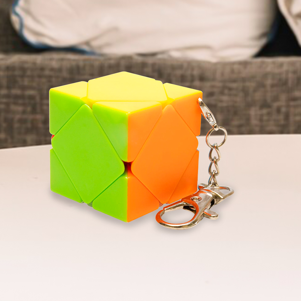 Fun Tilting Rubik's Cube Personalized Keychains with Logo