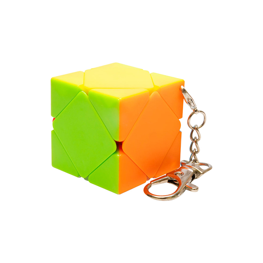 Fun Tilting Rubik's Cube Personalized Keychains with Logo Multi-color