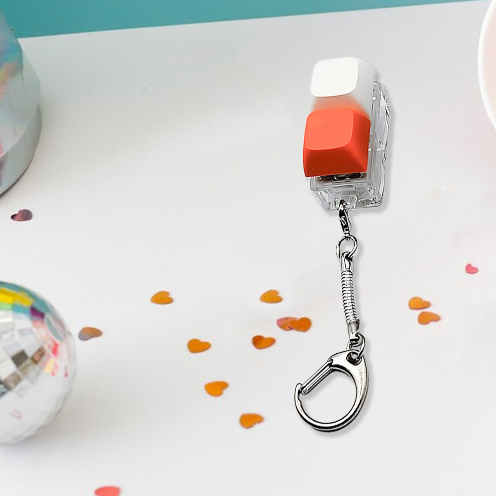 Personalized Keyboard Stress Reducing Luminous Customized Logo Keychains