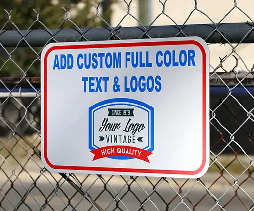 Aluminum Logo Sign