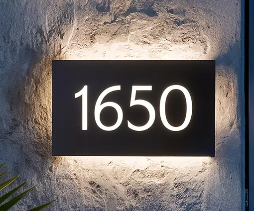 Backlit Illuminated Sign