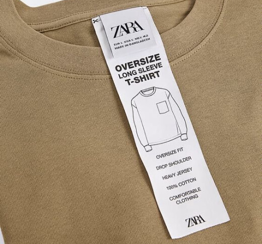 printed clothing labels