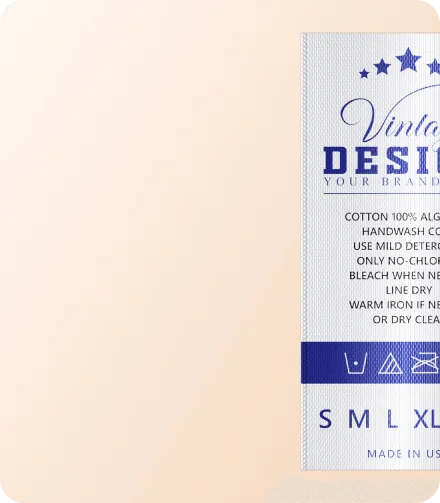 satin printed care labels satin printed care labels