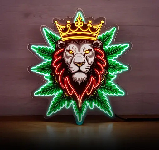 UV Printed Neon Logos