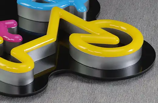 With Black Acrylic Plate With Black Acrylic Plate