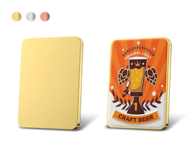 Rectangle Shape Custom Pins Rectangle Shape Custom Pins