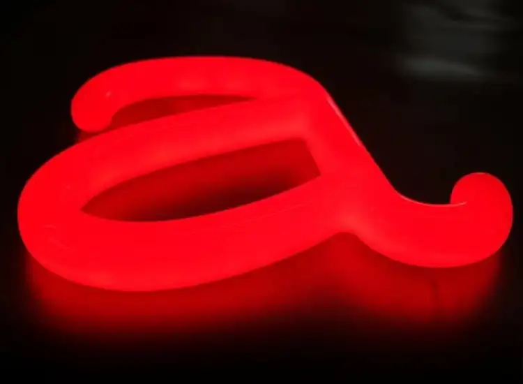 red neon signs