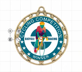 Cycling Competition Custom Medals