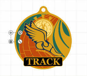 Track Medals Template