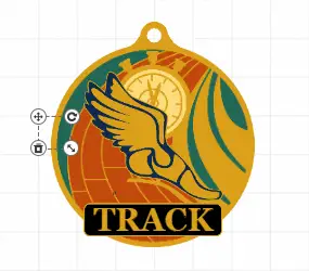 Track Medals Template