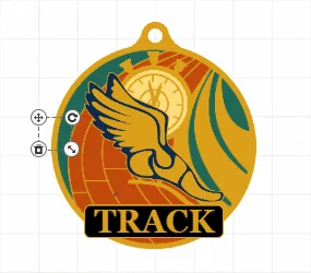 Track Medals Template