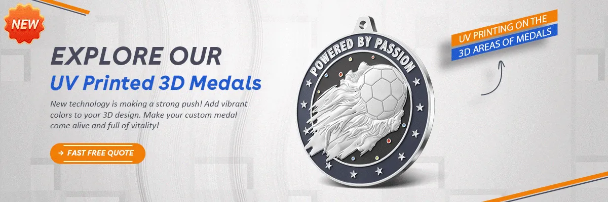UV Printed 3D Medals