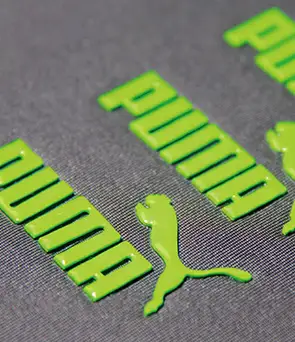silicone logo patch