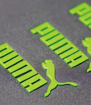 silicone logo patch