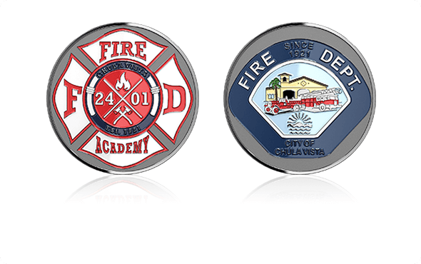 Fire Academy Firefighter Challenge Coins