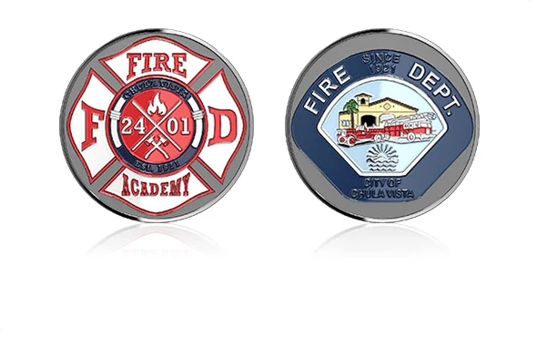 Fire Academy Custom Firefighter Challenge Coins Fire Academy Custom Firefighter Challenge Coins