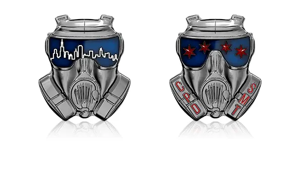 Gas Mask Firefighter Challenge Coins Gas Mask Firefighter Challenge Coins