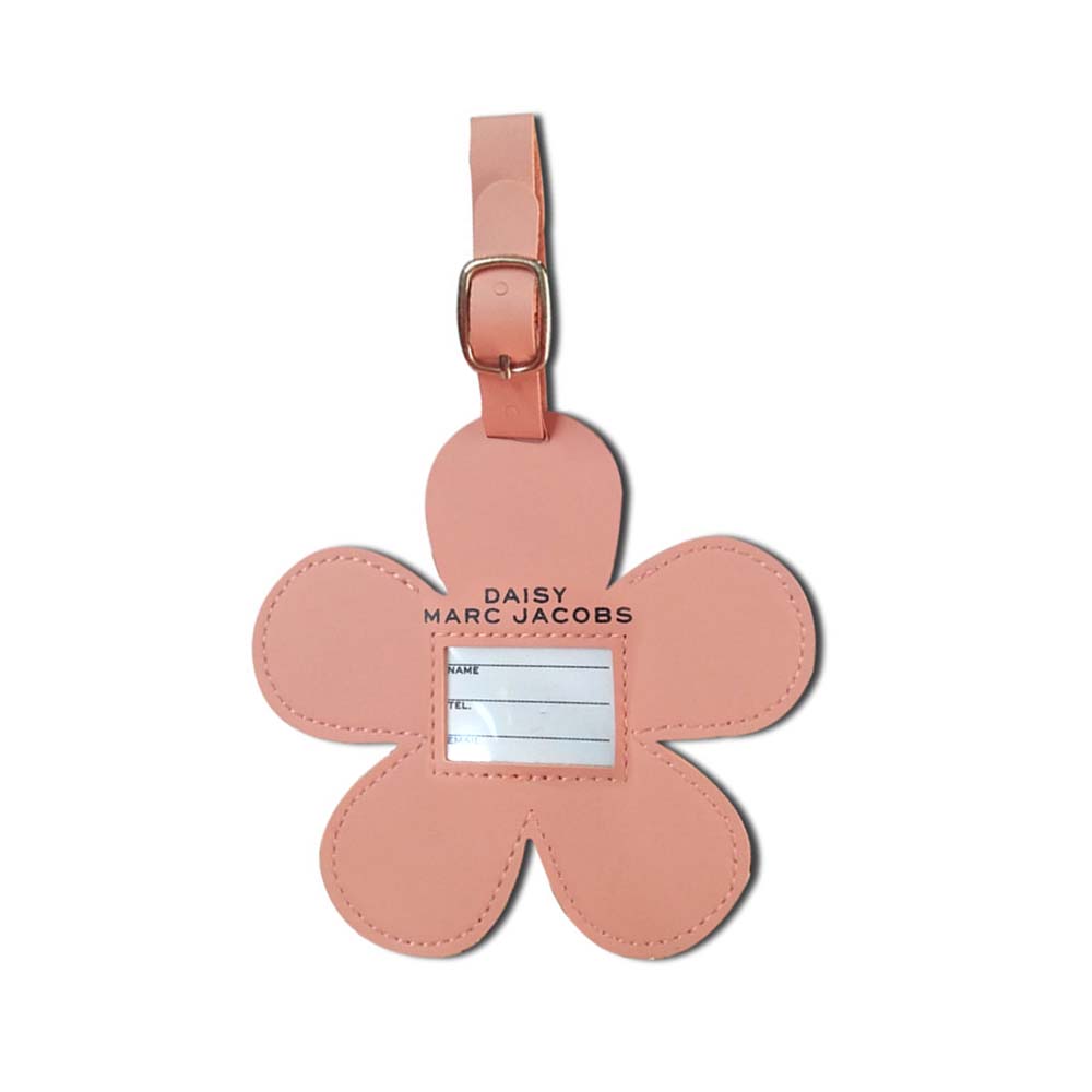 Promo Flower Gold Stamping Bagagelabel voorkant Promo Flower Gold Stamping Bagagelabel voorkant