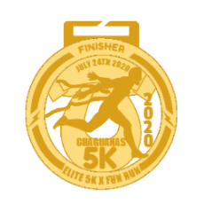 5K Running Medals Template