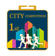 City Competition 1st Running Medal