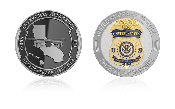 Custom Los Angeles Police Coins