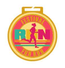 Festival Fun Runing Medals Template