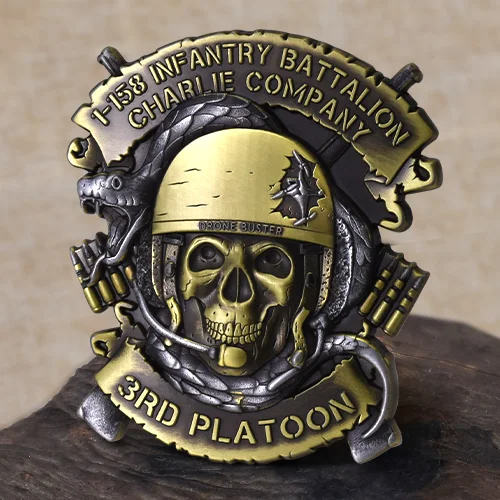 1-158 Inf Antry Battalion Challenge Coins