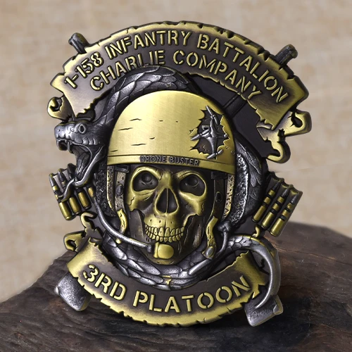 1-158 Inf Antry Battalion Challenge Coins