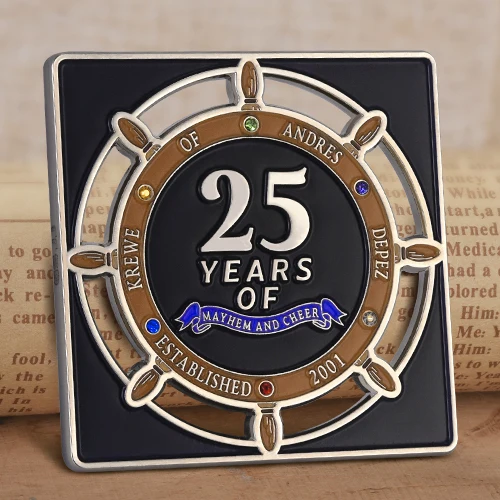 Andres De Pez Navy Challenge Coins