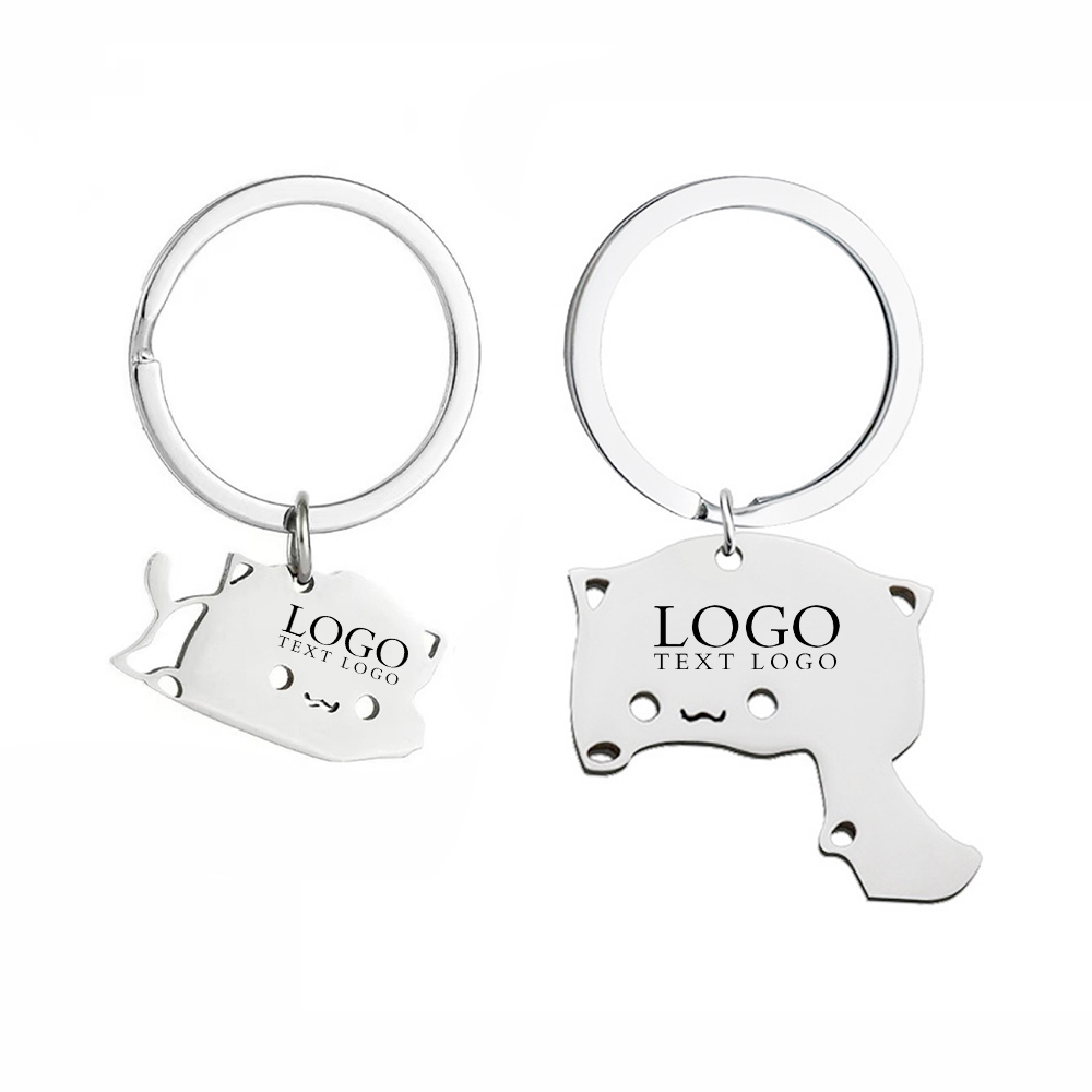 Cute Cats Couple Keychains4