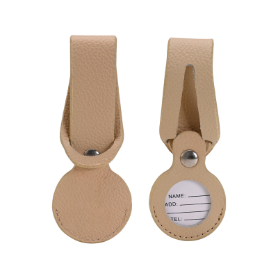 Mini PU Luggage Tag with Customizable Colors