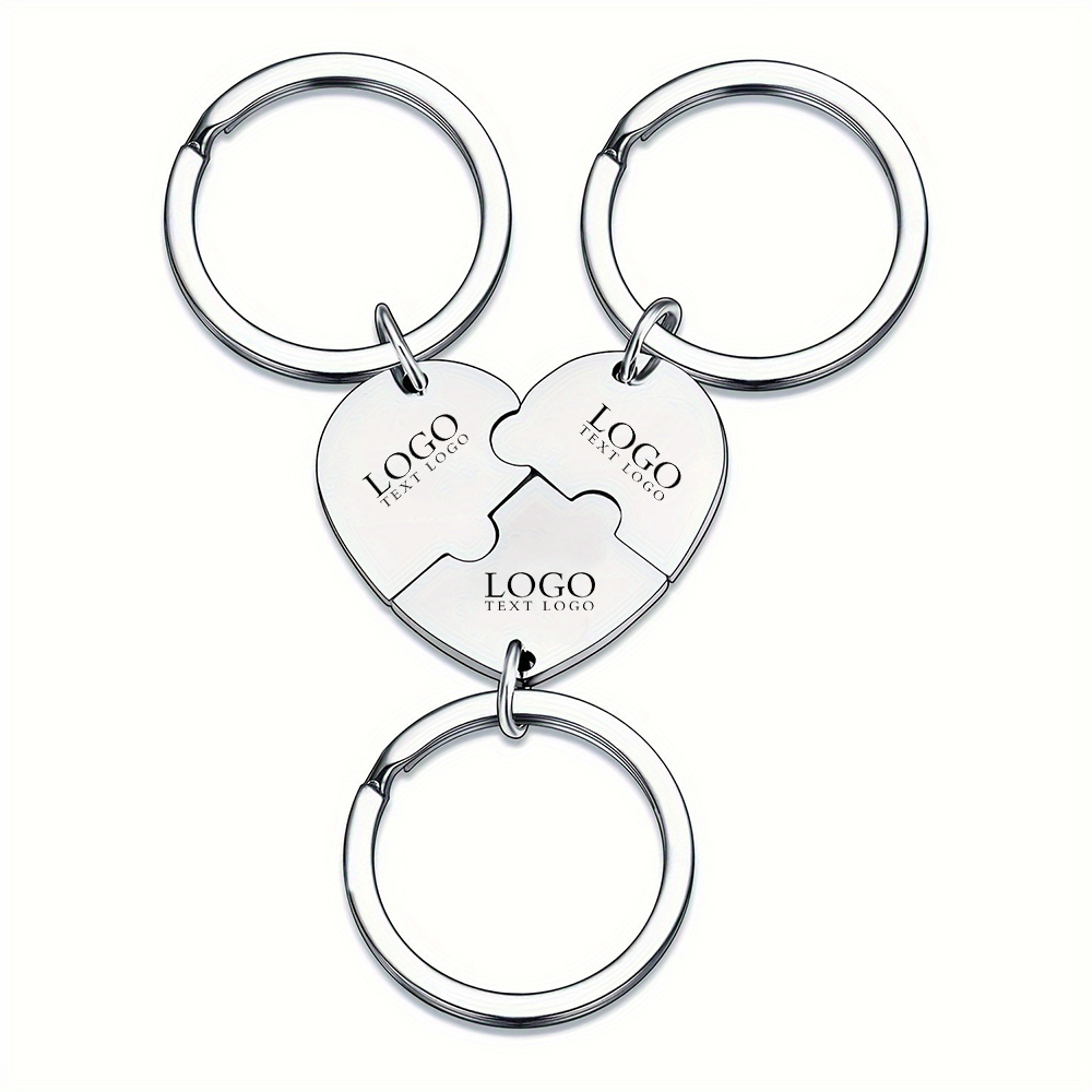 3-Piece Heart Puzzle Keychain4