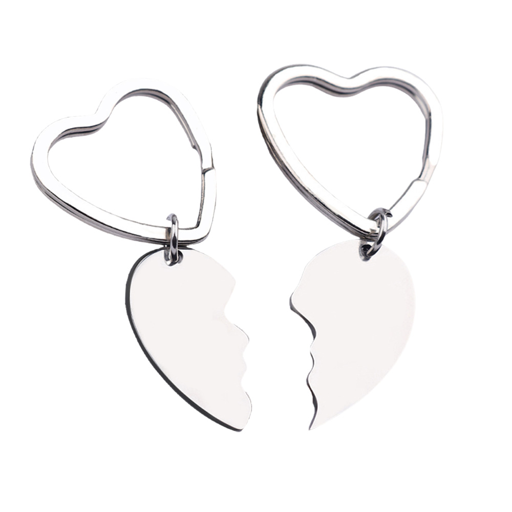 Heart-Shaped Puzzle Couples Keychains6