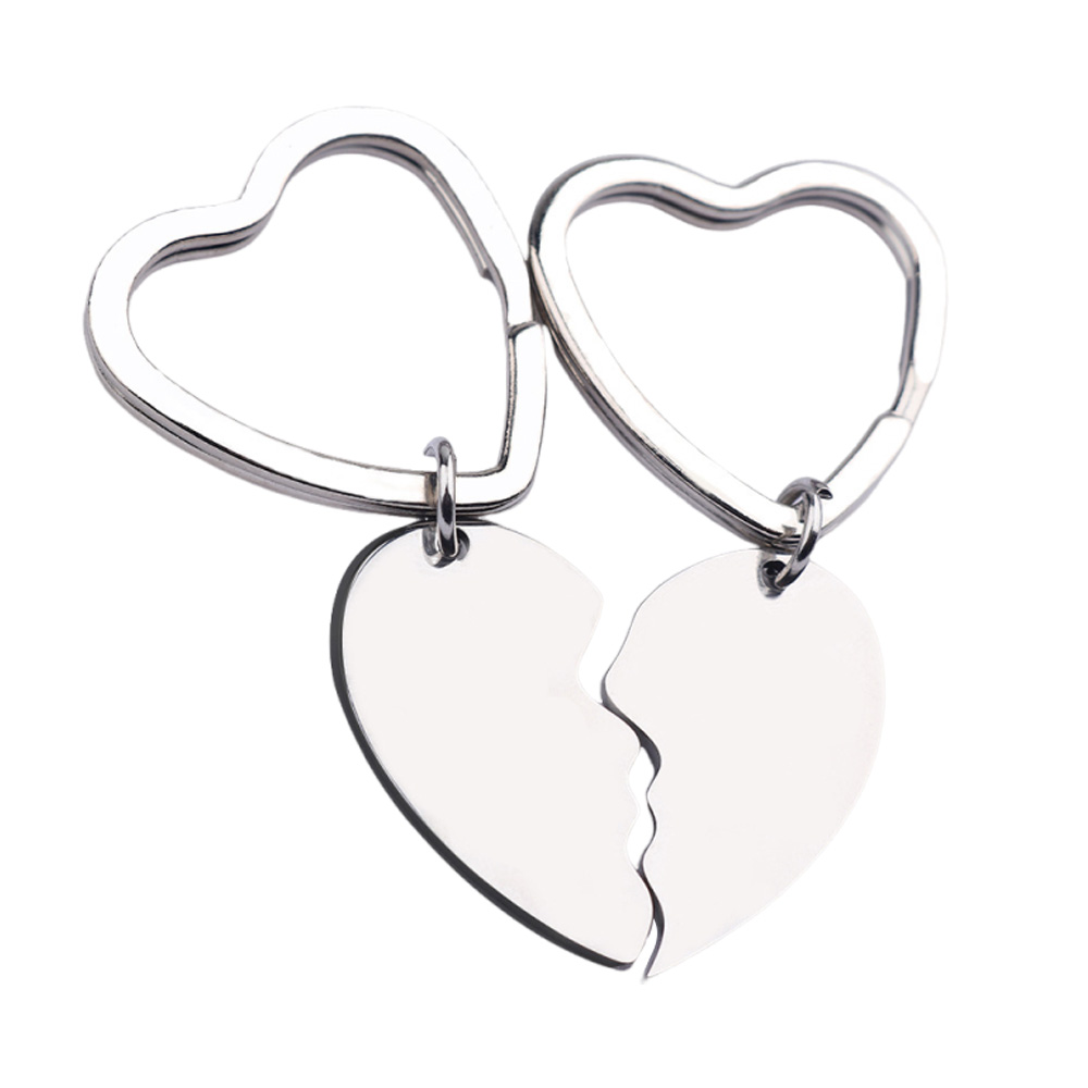 Heart-Shaped Puzzle Couples Keychains9