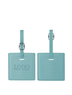 PU Leather Square Luggage Tags