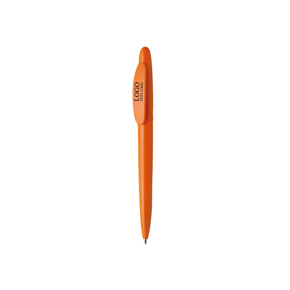 Promo Custom Antibacterial Gel Pen for Doctors with logo orange