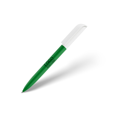 Push-type solid color plastic ballpoint pen