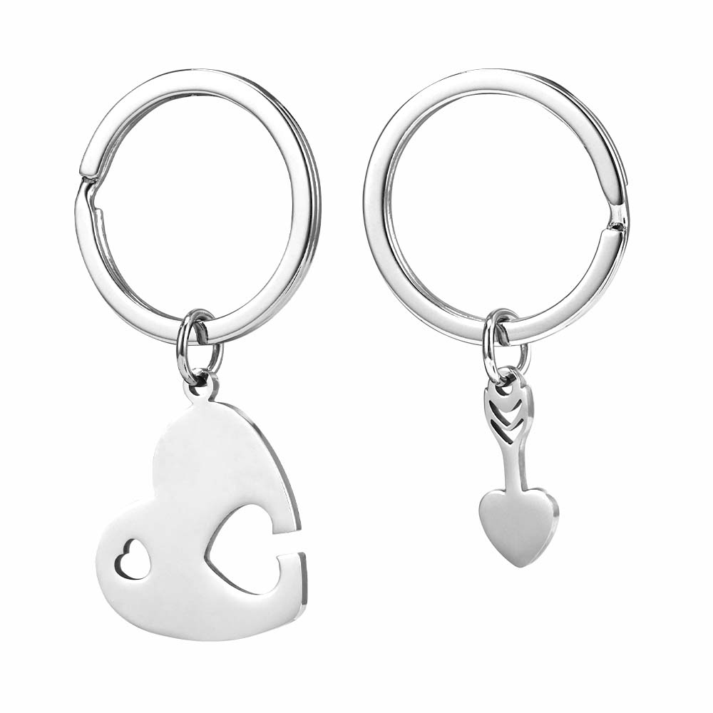 Cupid's Arrow Couple Keychains2