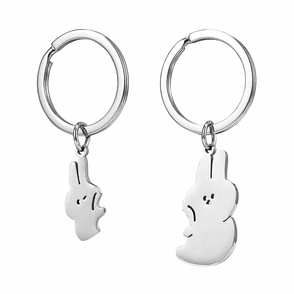 Puzzle Piece Couple Keychain2