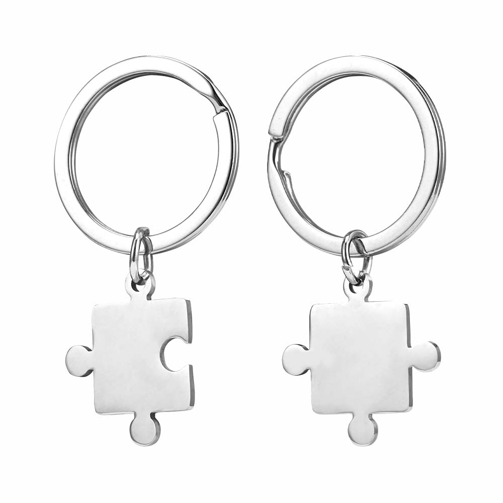 Puzzle Piece Couple Keychain2