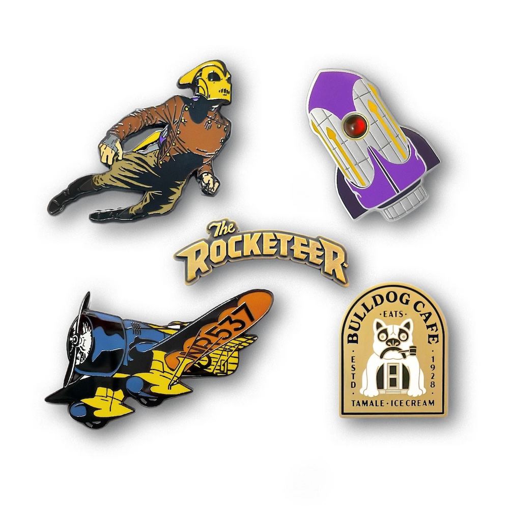 The Rocketeer - 5 Pin Collector's Set