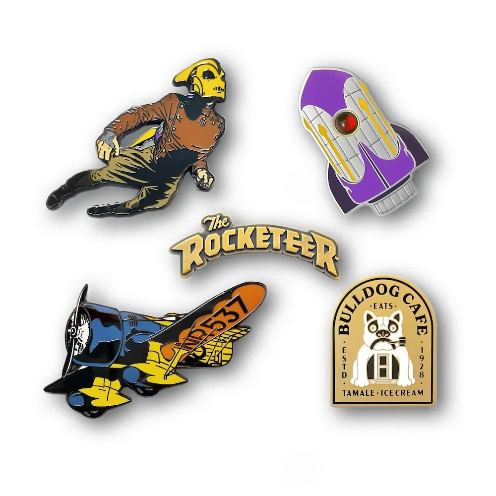 The Rocketeer - 5 Pin Collector's Set The Rocketeer - 5 Pin Collector's Set